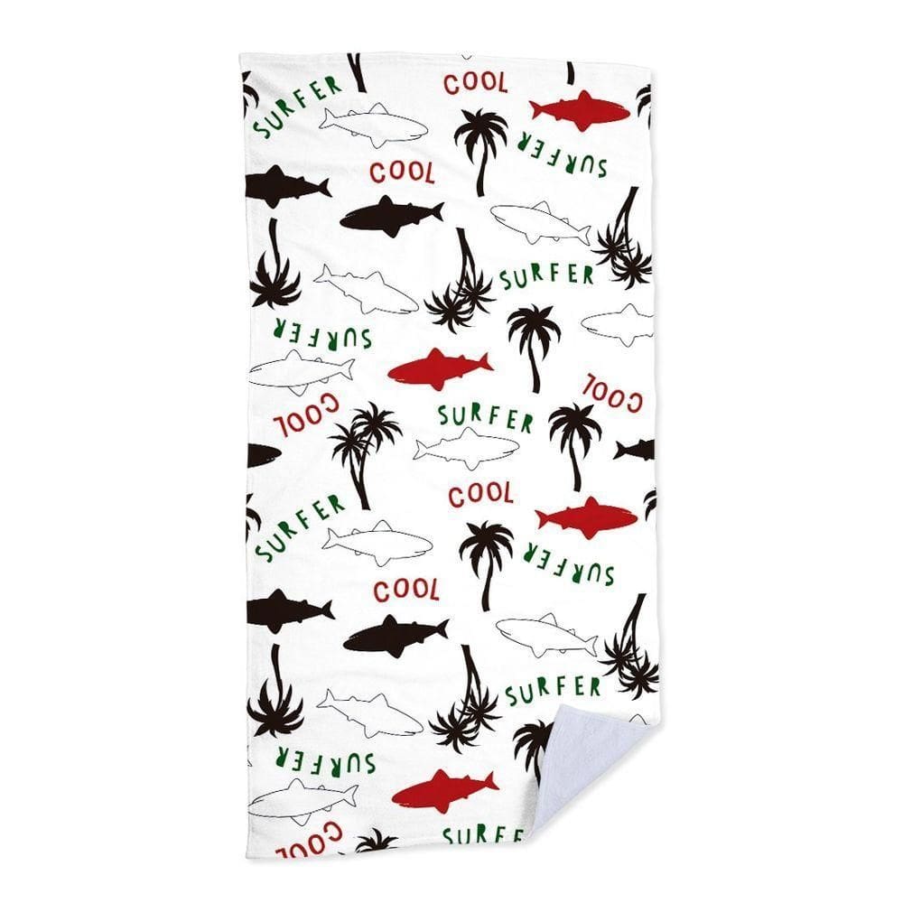 Toalha De Praia - Tubarão Tropical