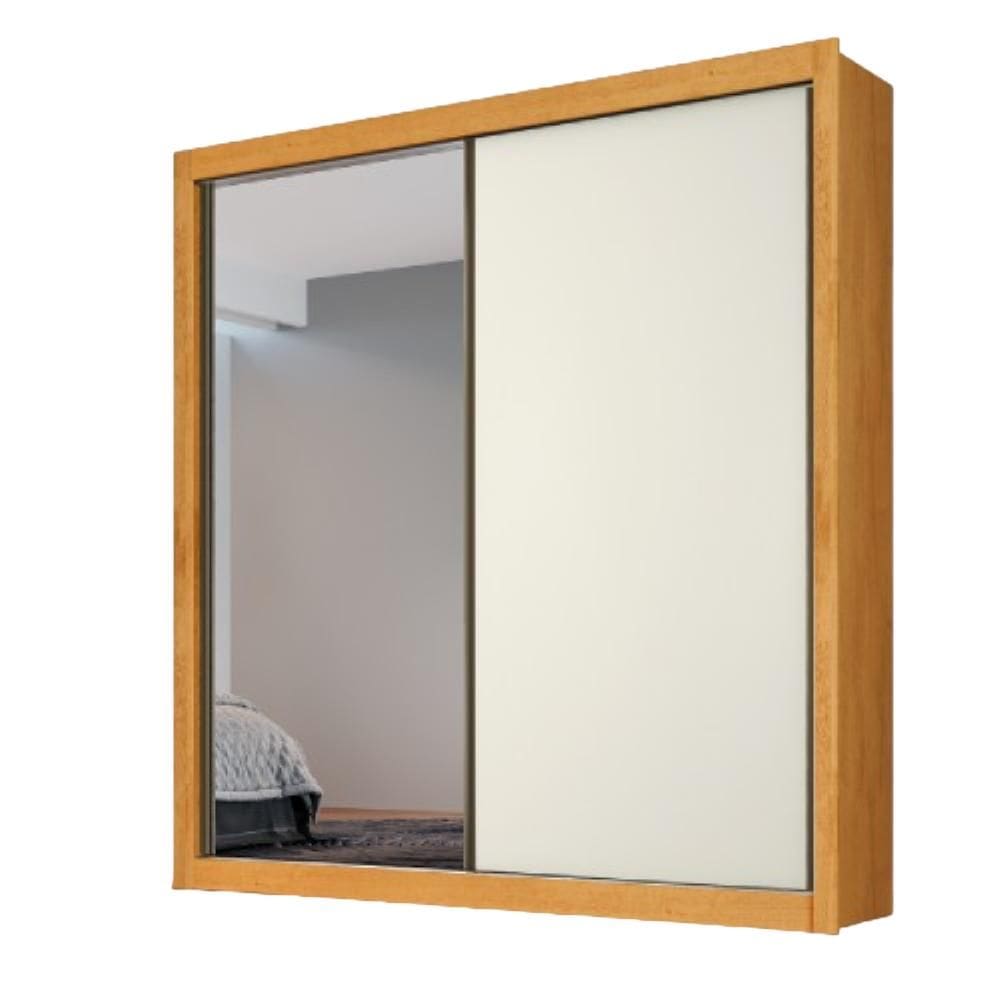 Guarda Roupa Zurique 1 Porta Espelhada MDF - Móveis Europa