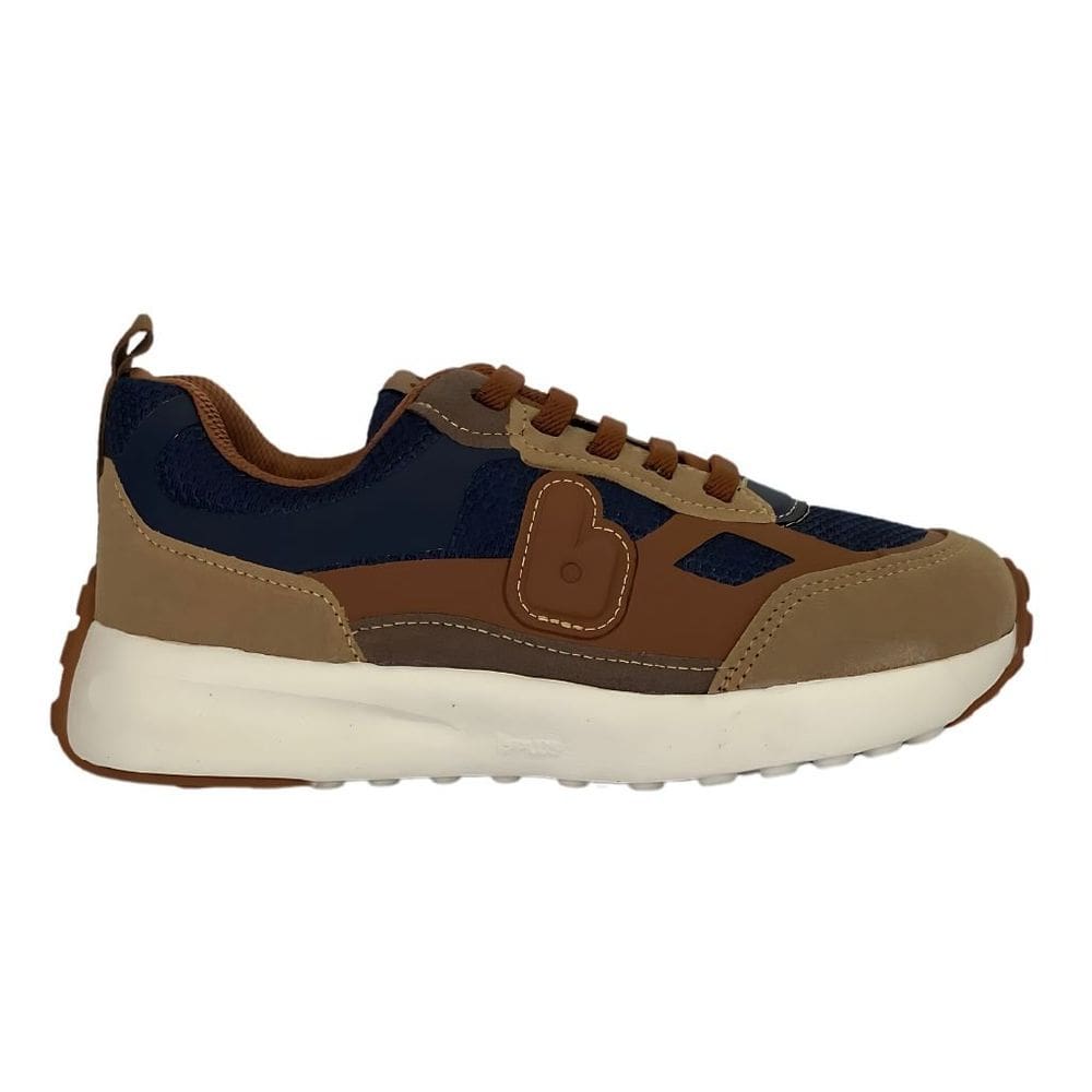 Tênis Bibi Jogging Infantil Marinho/Marrom