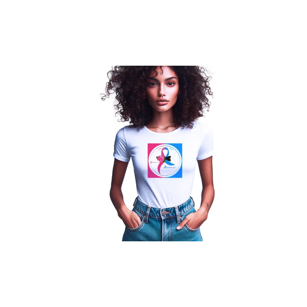 Camisetas de Poliester Branca Personalizadas Outubro Rosa