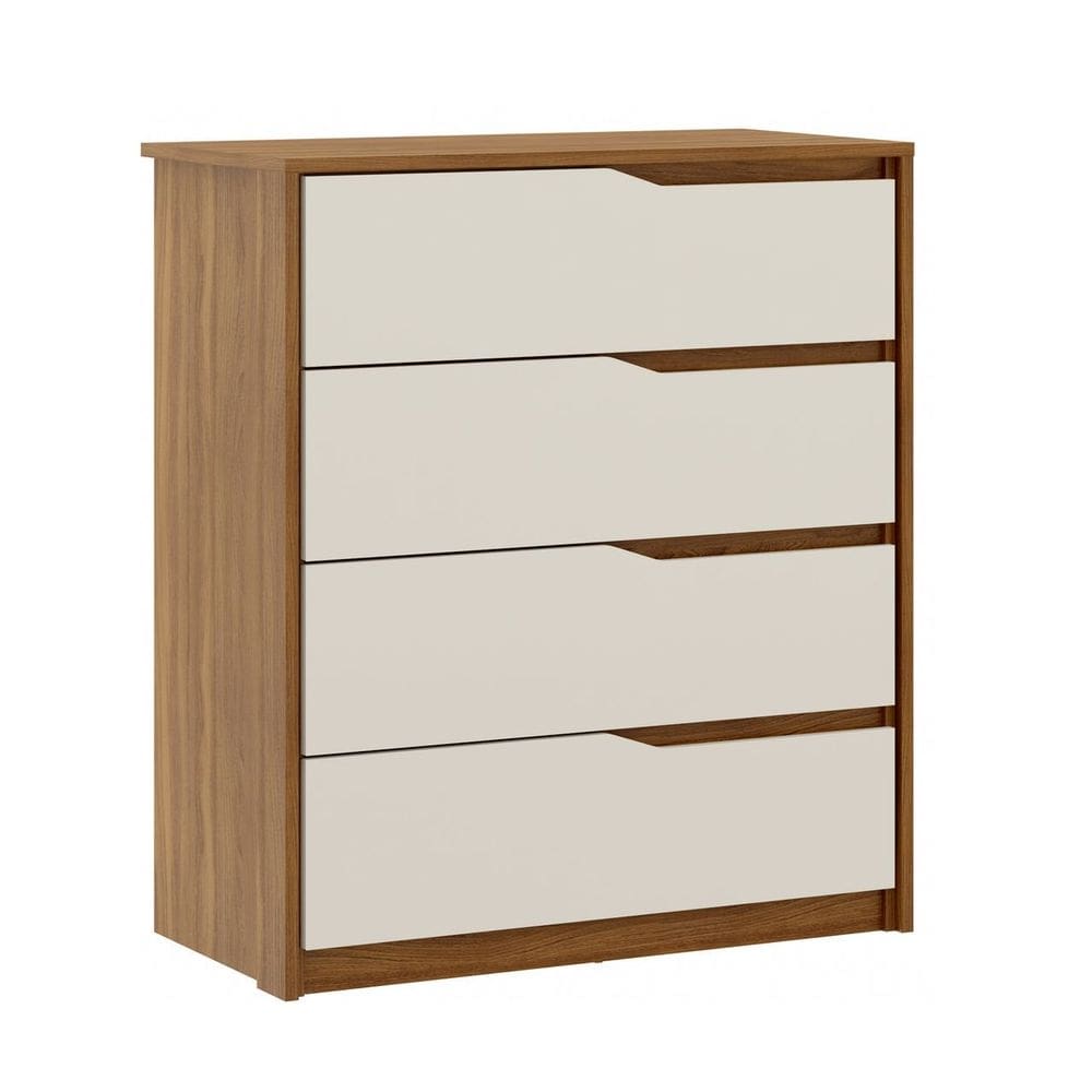 Cômoda Quarto Casal Closet Roupas 4 Gavetas Átria