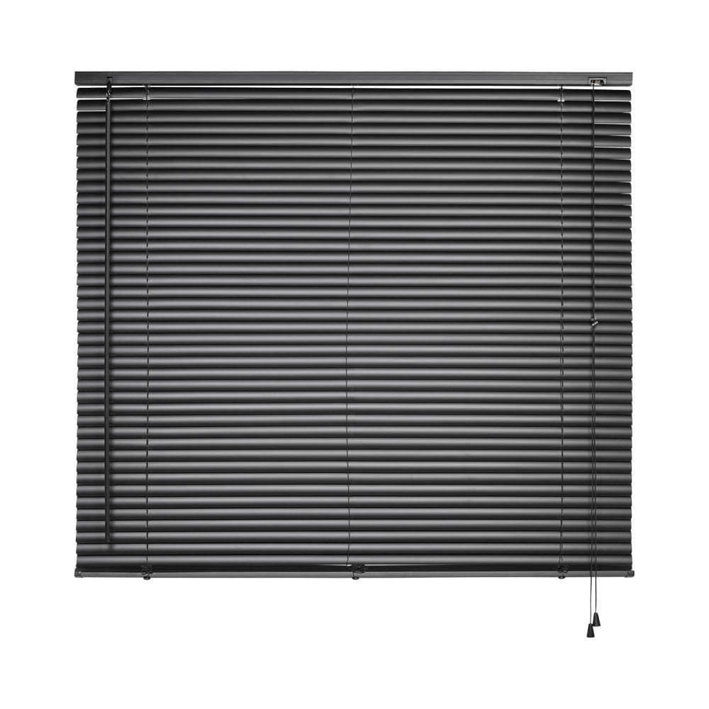 Persiana Horizontal Preta 100x130 Cm - Atlas
