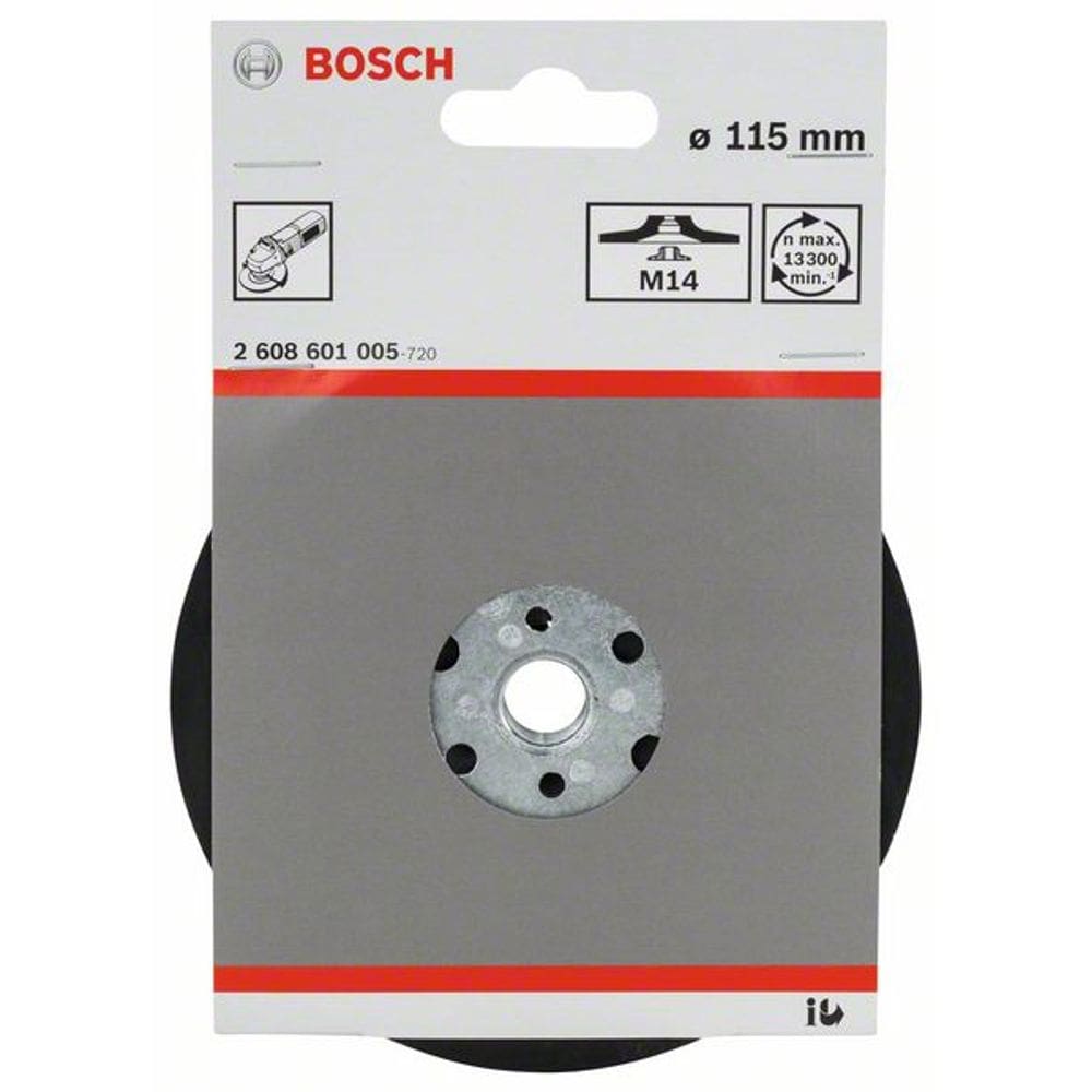 Disco Borracha 4.1/2"" Com Porca Bosch