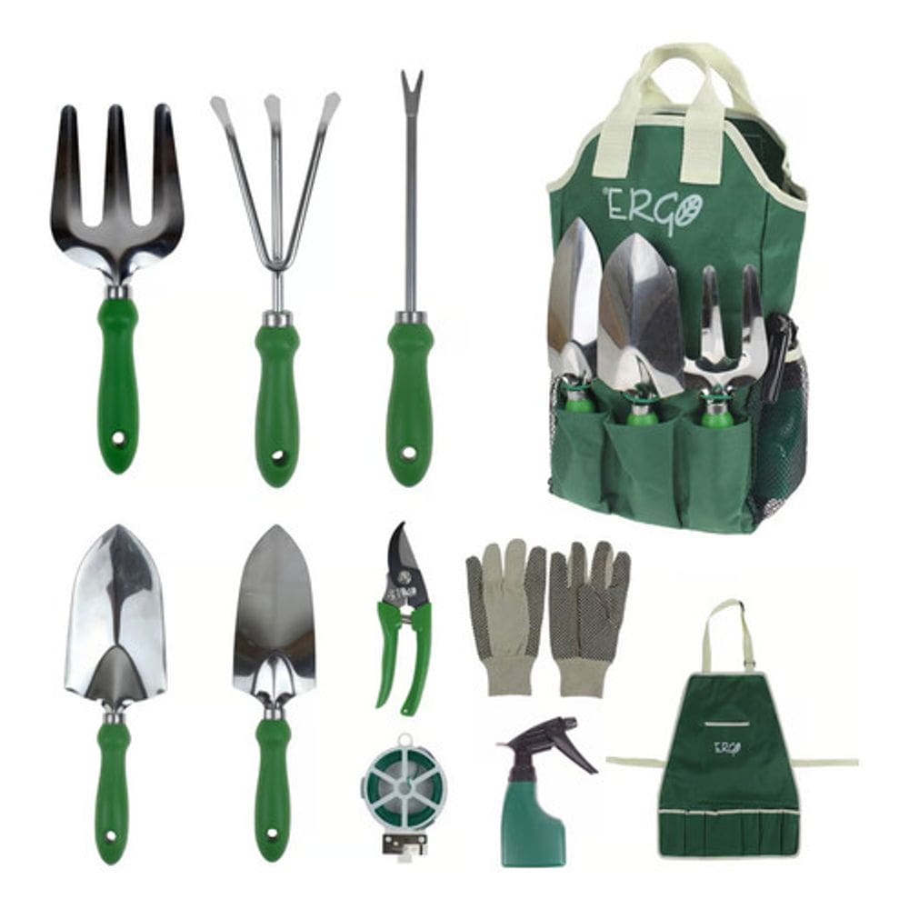 Kit De Ferramentas 11 Peças Para Jardinagem Ergo Importado