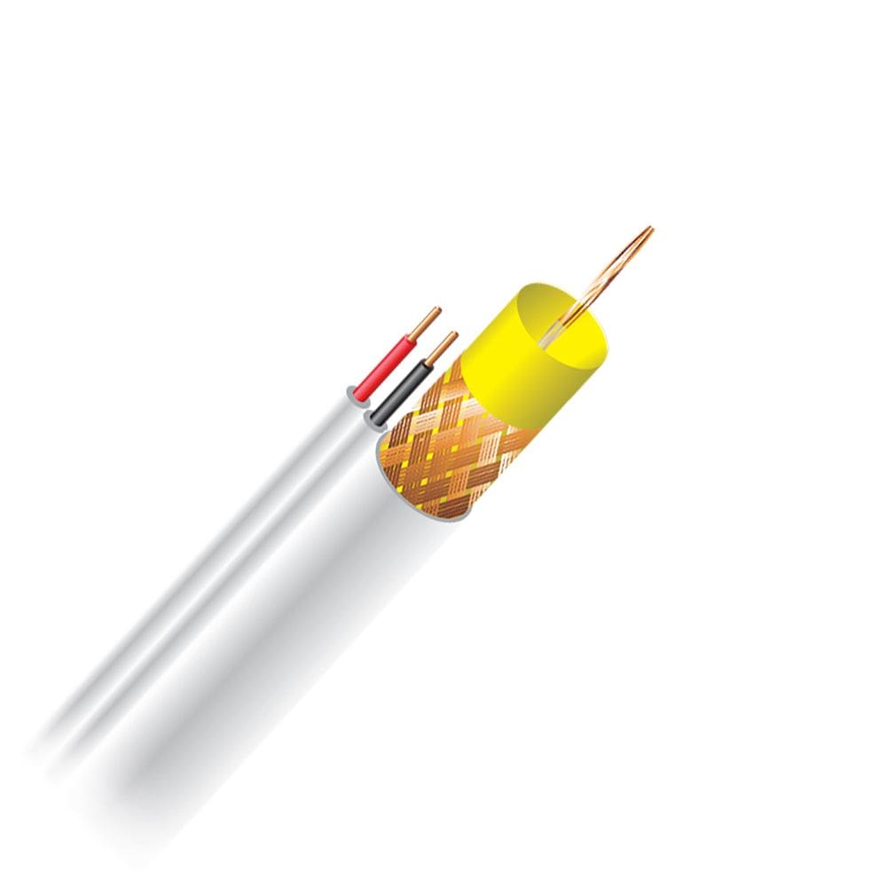 Cabo Coaxial Cabletech RFF 4 MM Bipolar RF75 0,4 / 2,5 + 2X26 85% Malha P02CB12 / 72