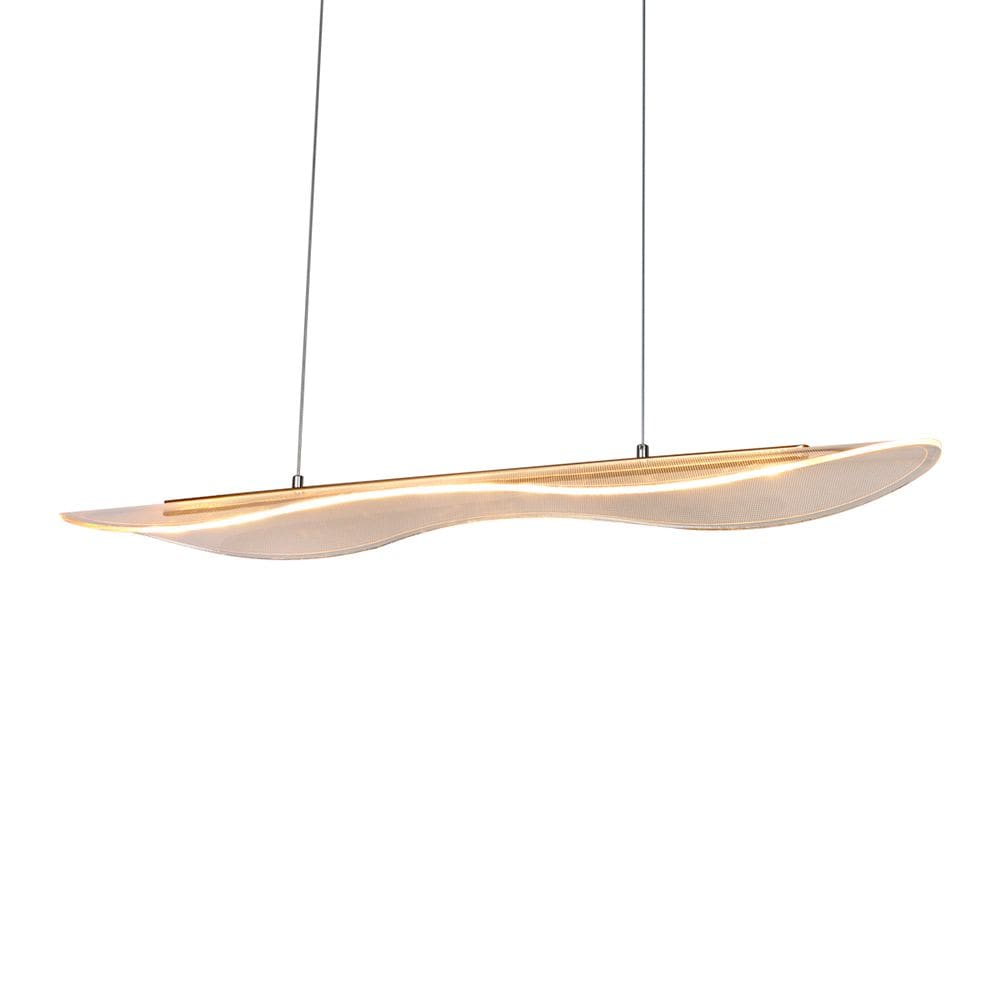 Lustre Pendente Nitrolux ACR-001D Dourado Led Bivolt