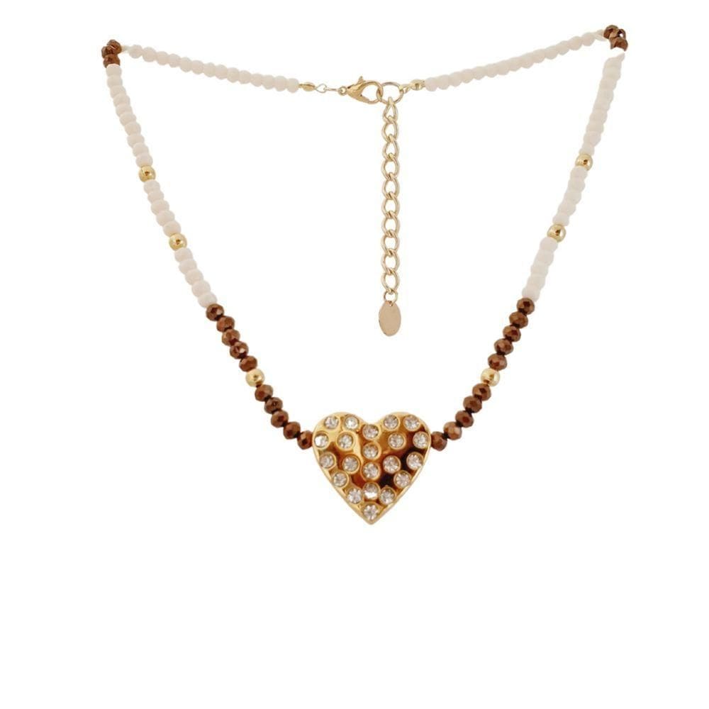 Choker Coração Brilhante