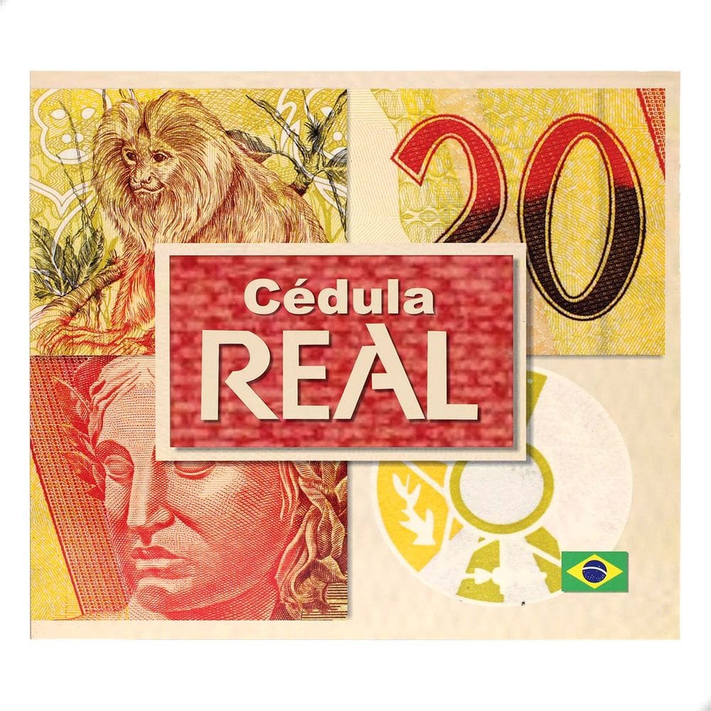 Folder Encarte para Cédula de 20 Reais Descritivo