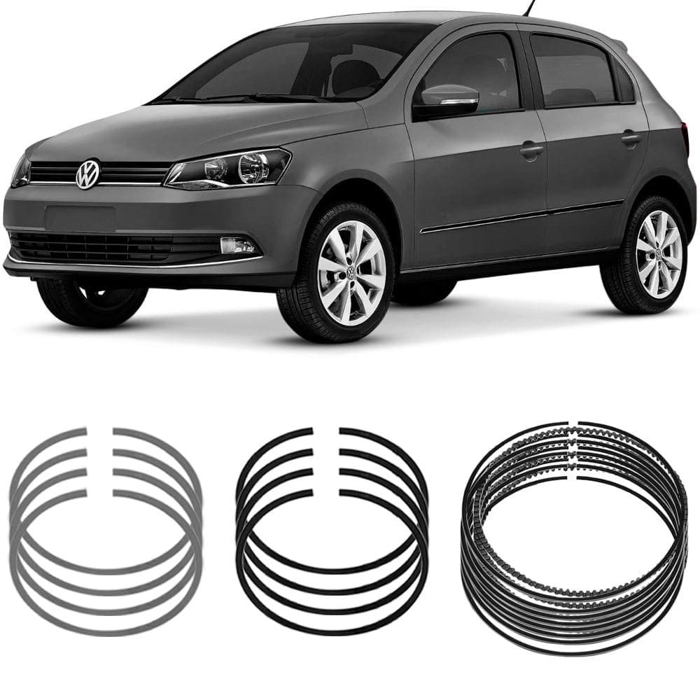 Jogo Anel Segmento 0.50 Fox Gol G4 G5 G6 Voyage 2008 A 2022