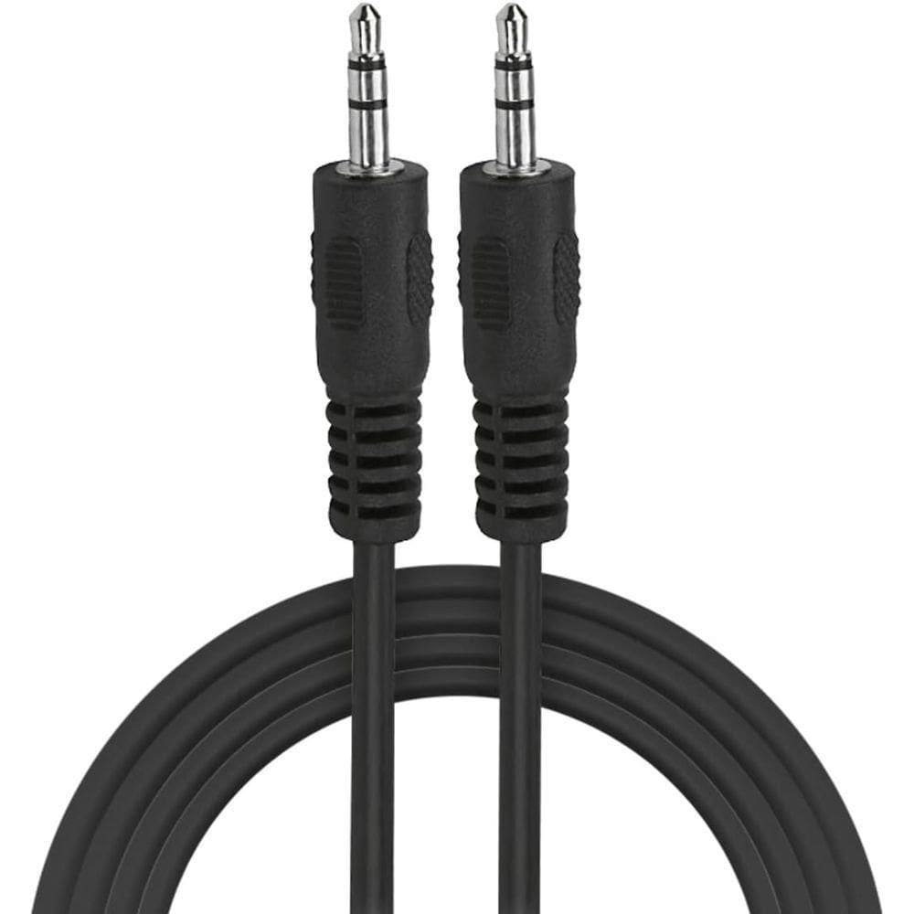 Cabo De Audio P2 Stereo X P2 Stereo 1,80 Metros Reforçado