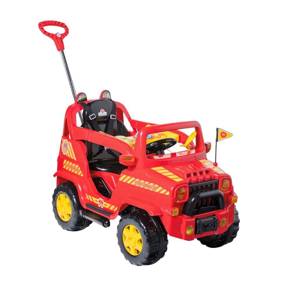 Carrinho De Passeio Pedal Diipi Bombeiro - Calesita