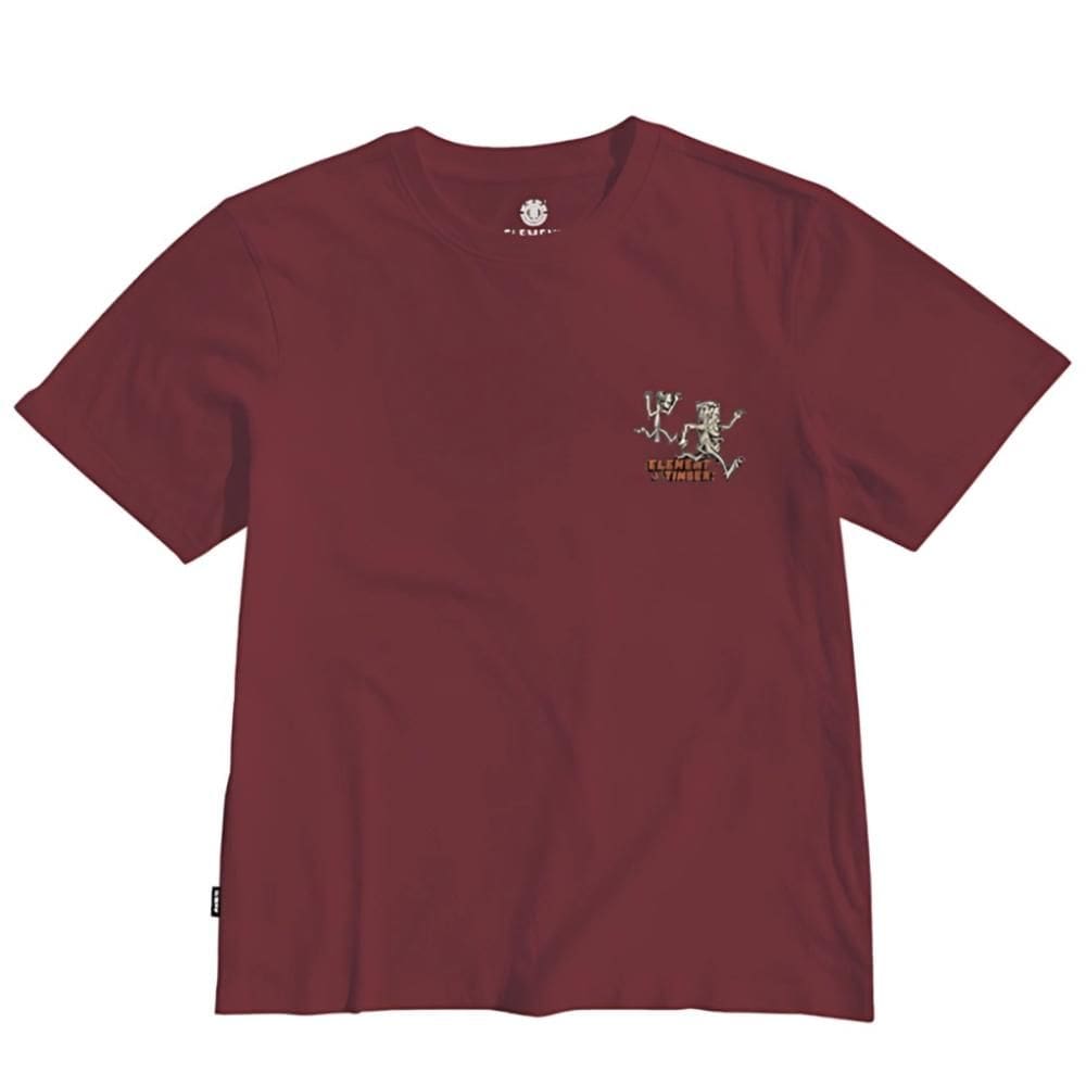 Camiseta Element The Chase SM25 Masculina Vinho