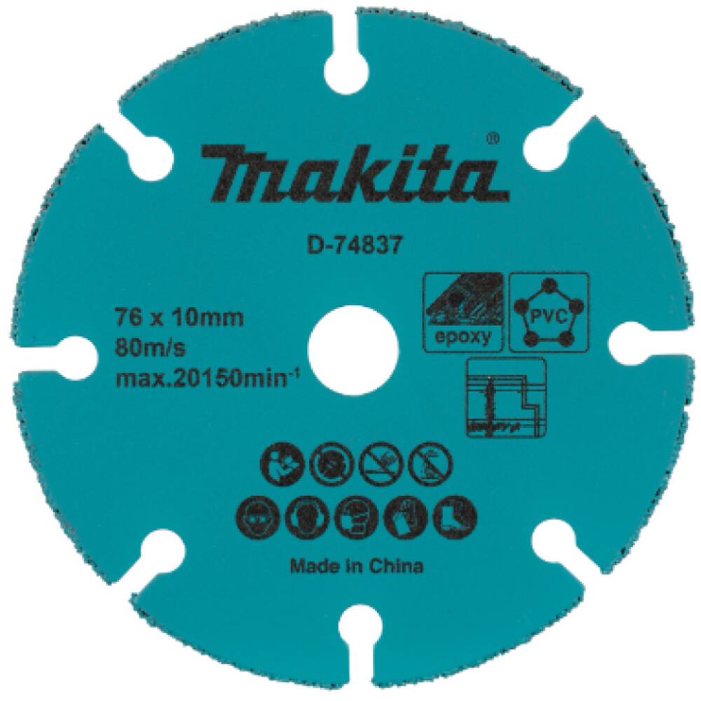 Disco de Tungstênio 76mm x 10mm MAKITA D-74837