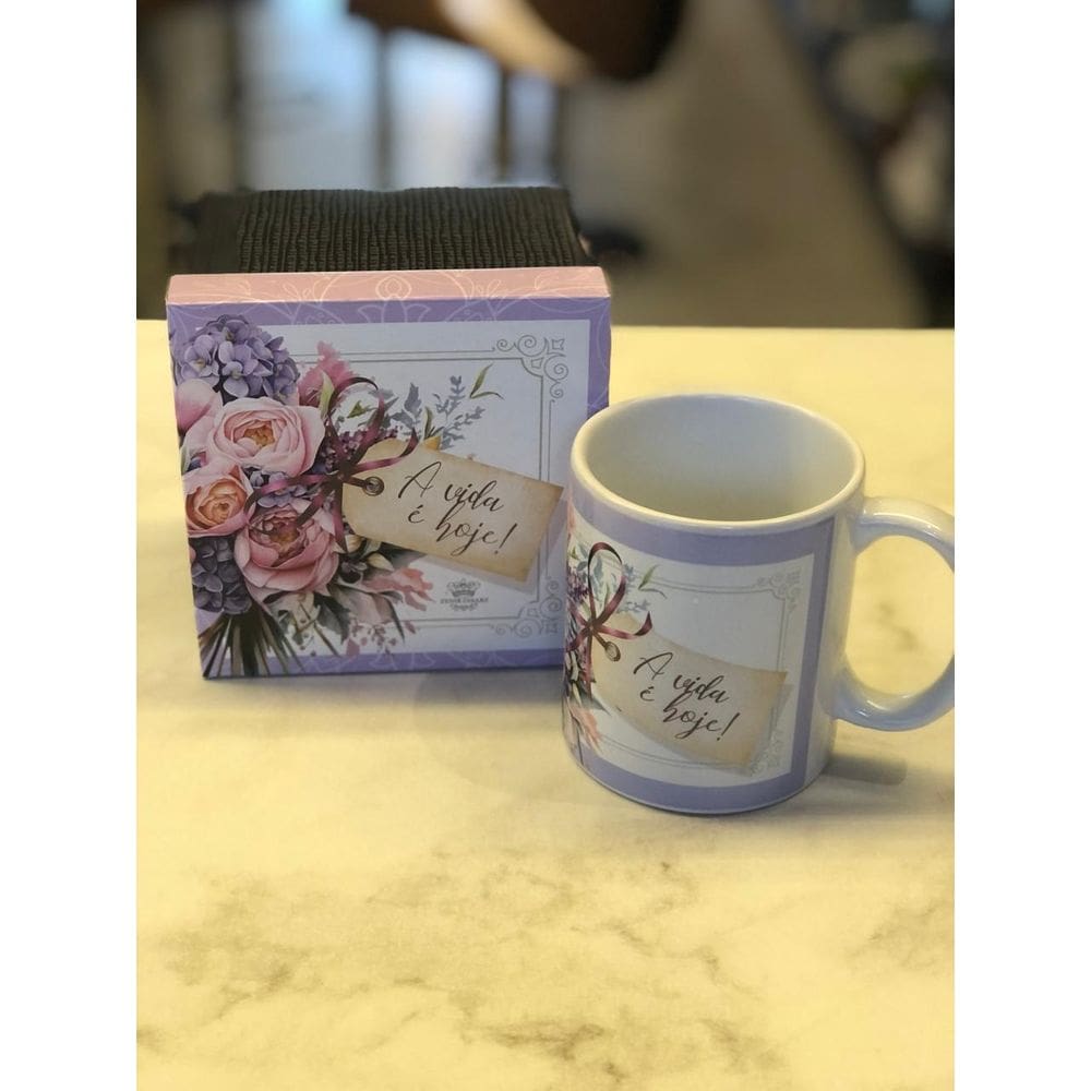 Caneca Ceramica A Vida E Hoje- Zenir Disarz