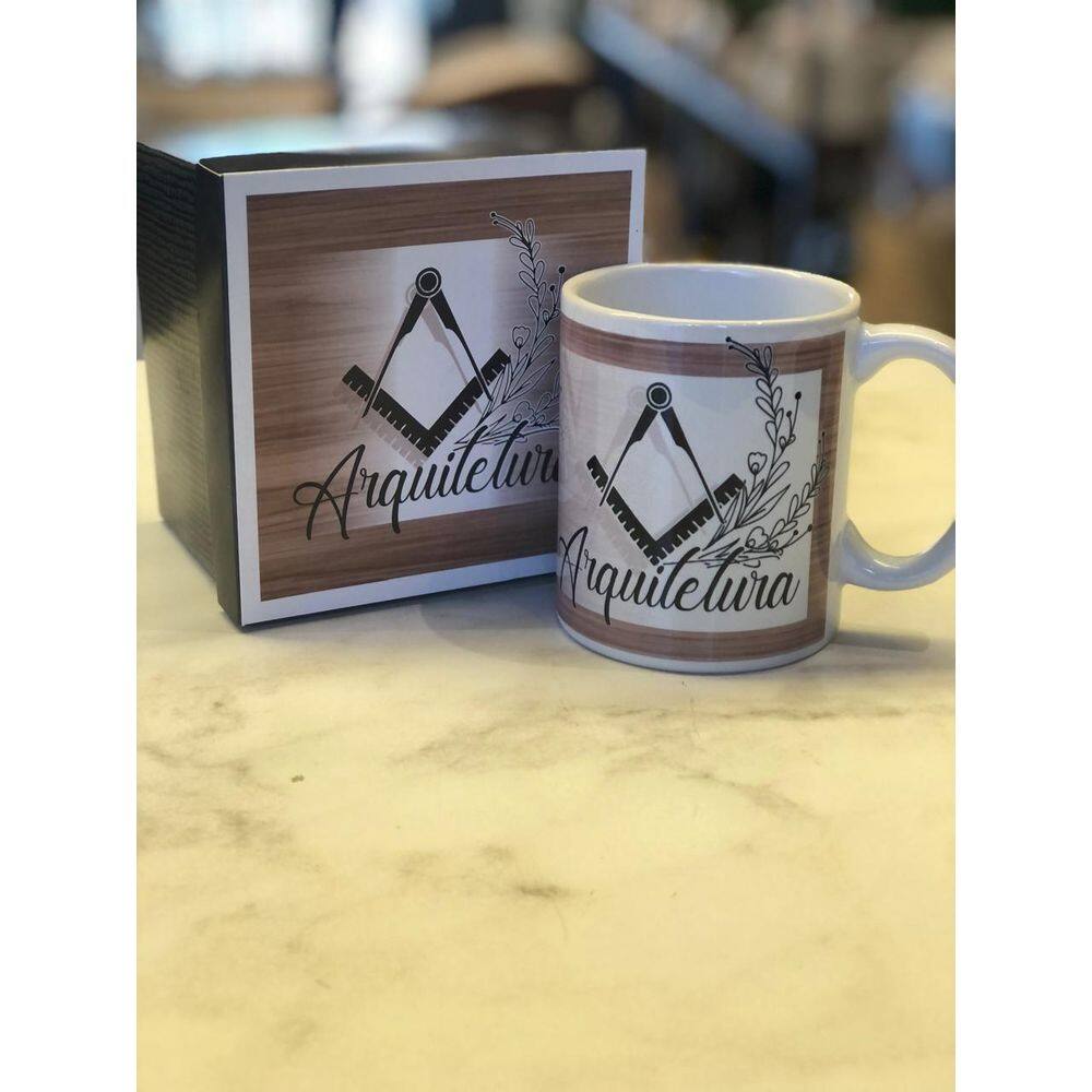 Caneca De Ceramica Arquitetura - Zenir Disarz