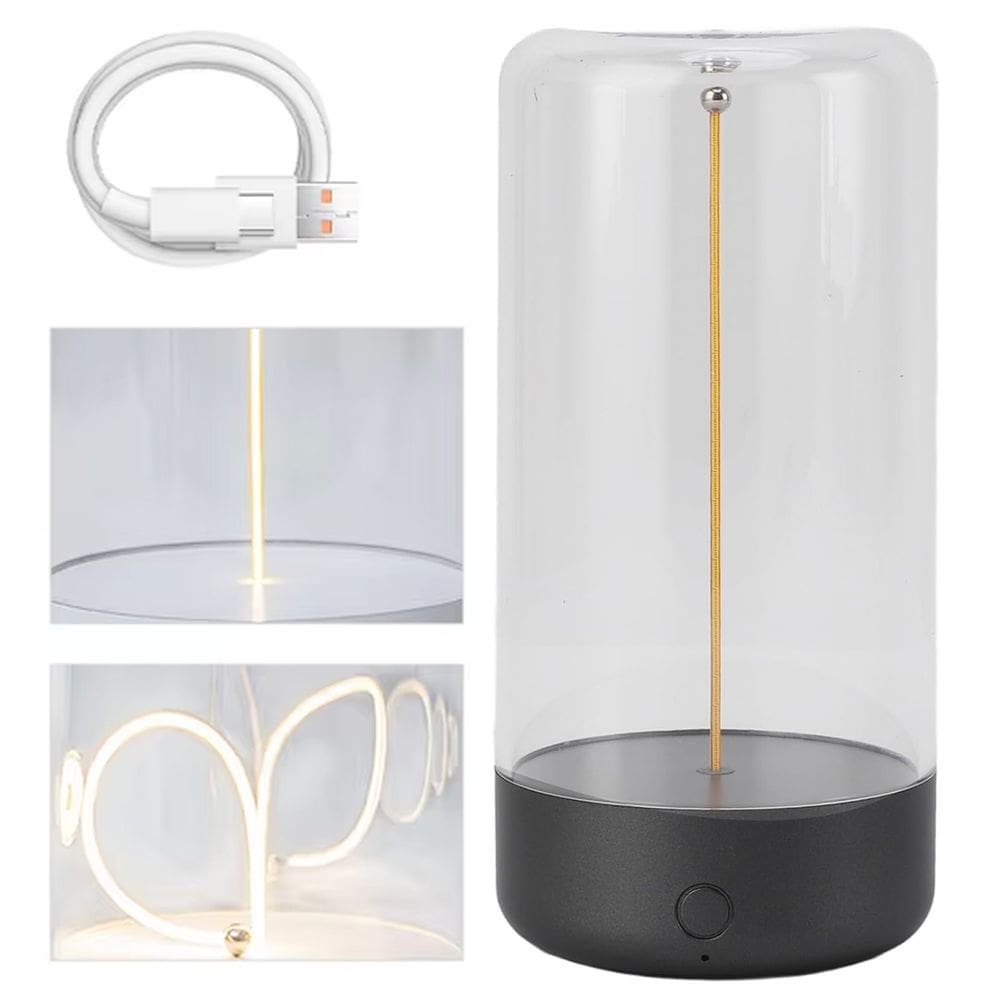Luminaria Lampada Filamento Magnetica Minimalista Decoraçao Moderna Quarto Mesa Sala Escrivaninha Casa Desktop