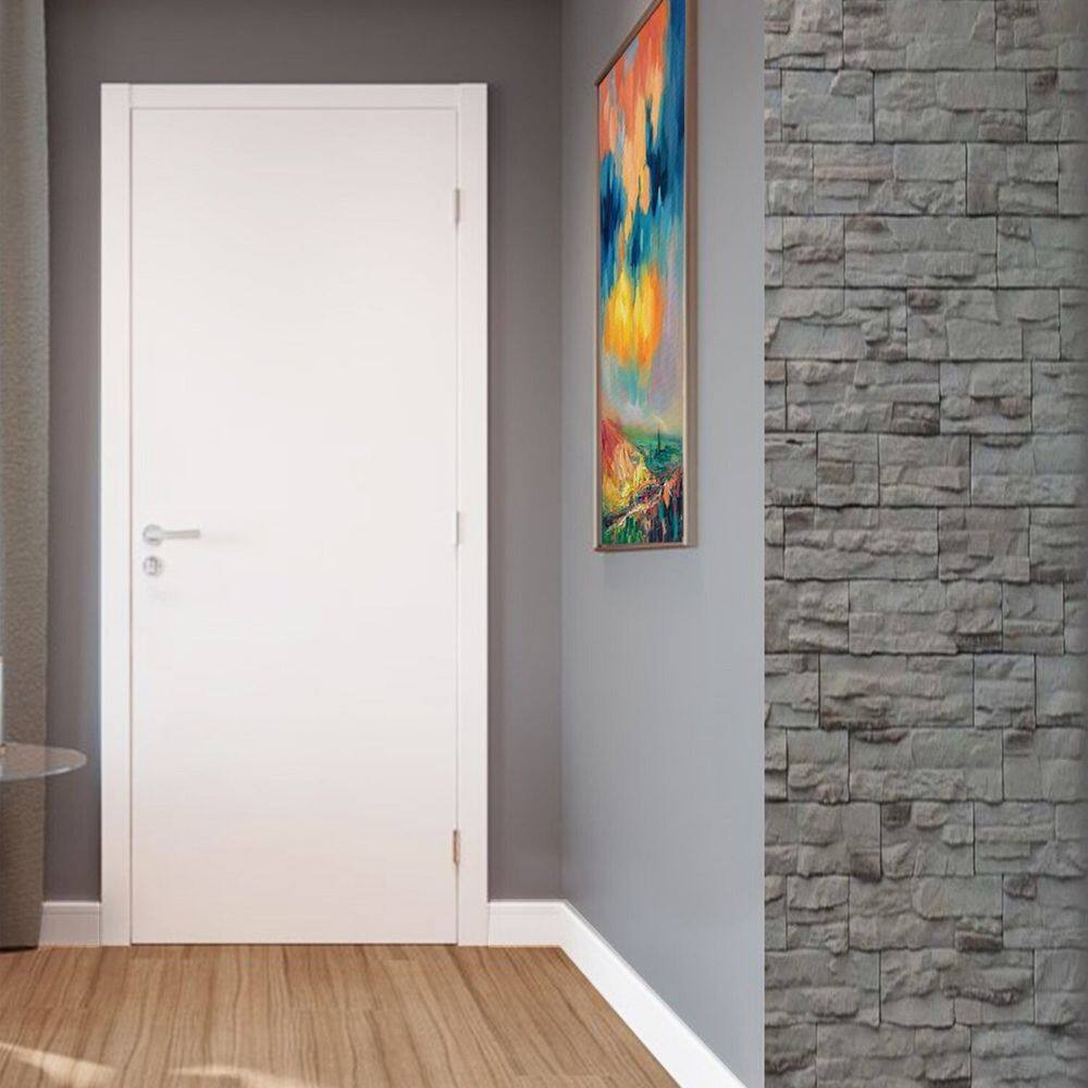 Rodapé de Poliestireno Liso 15cmx1,5cmx240cm Branco