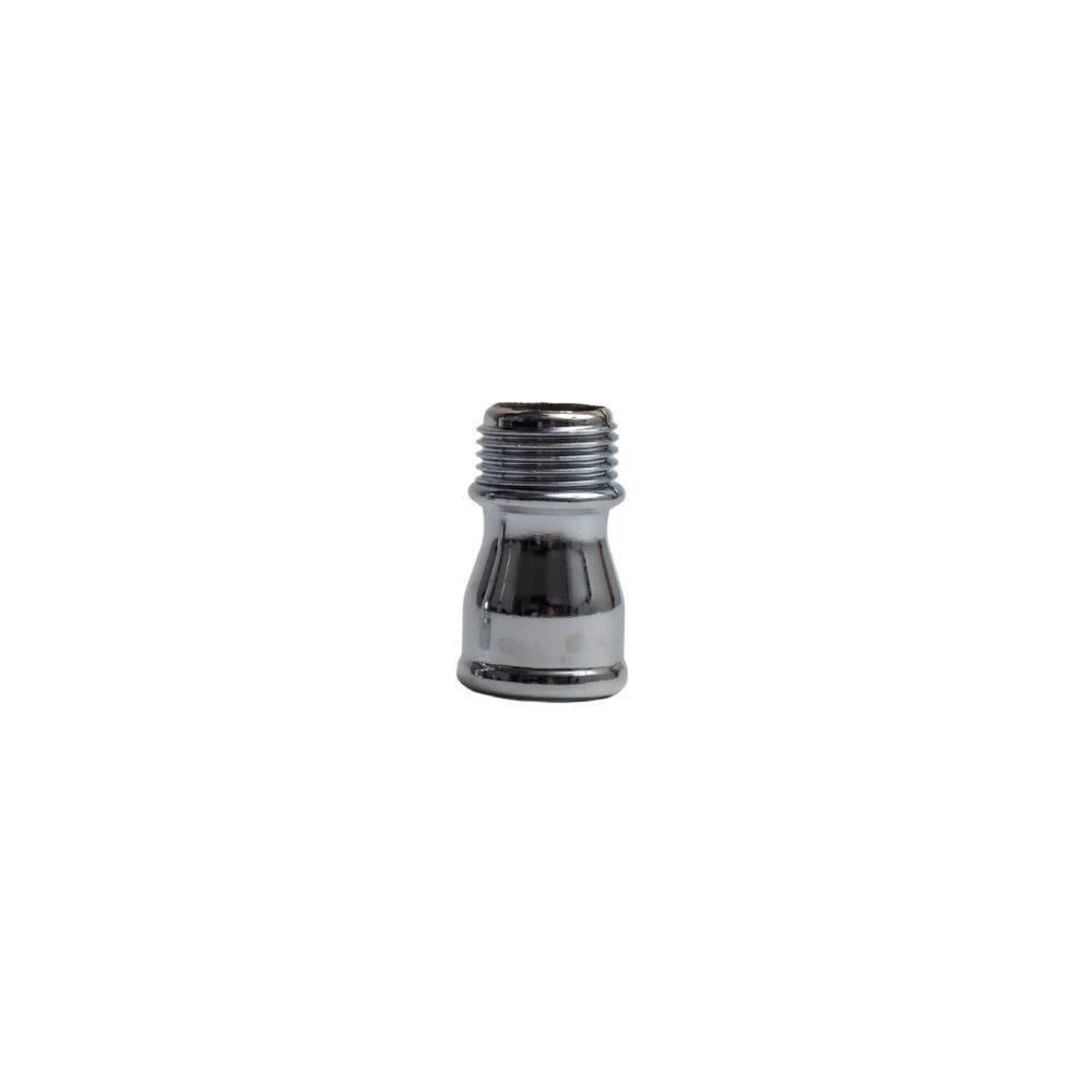 Prolongador 1/2” Curto 4cm de Metal para Torneira Cinza