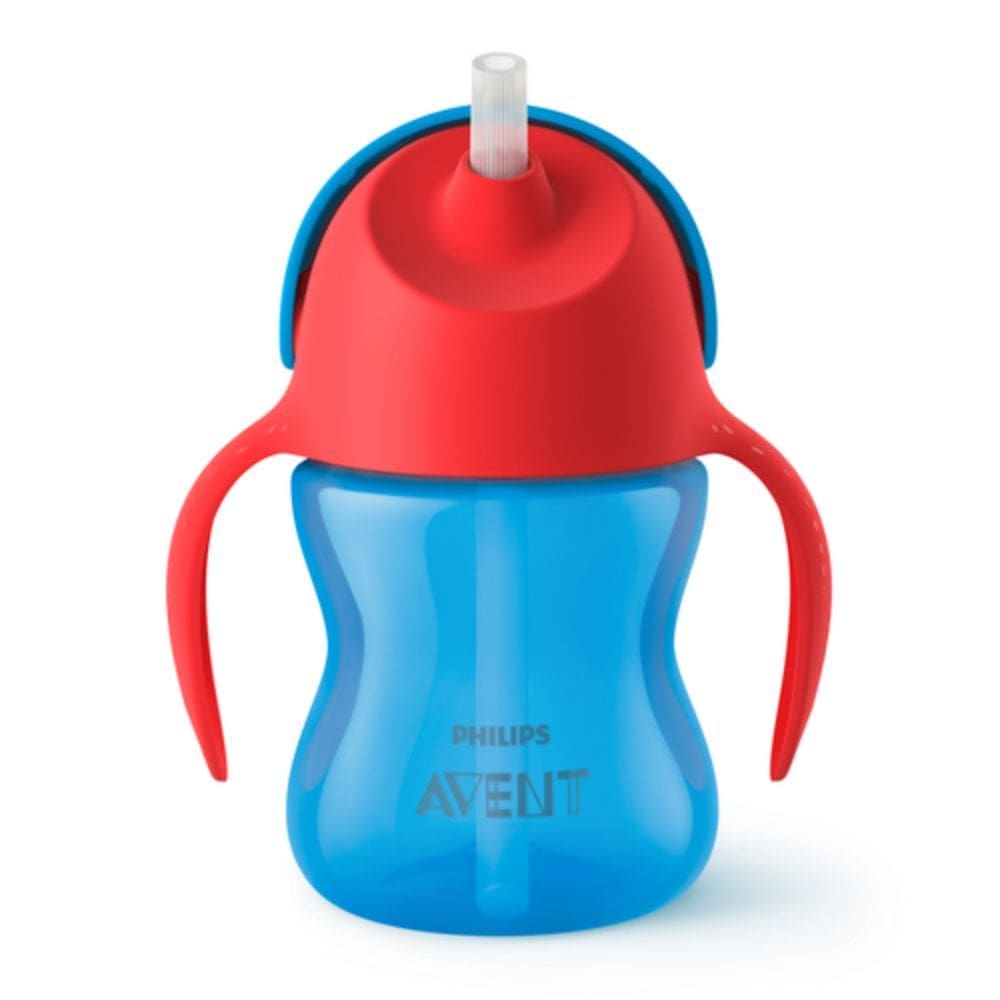 Copo Dino com Canudo 200ml Vermelho - Philips Avent