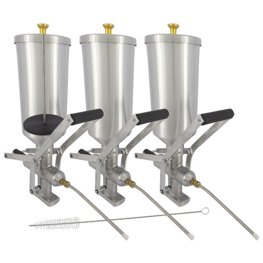 Kit 3 Doceira de Churros 2 Litros com Contrapeso (Recheadeira de Churros)