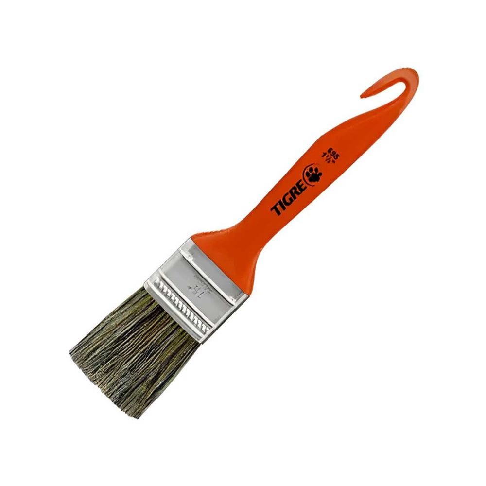 Pincel Trincha P/ Pintura Econômica Cerdas Gris 1.1/2\" Tigre