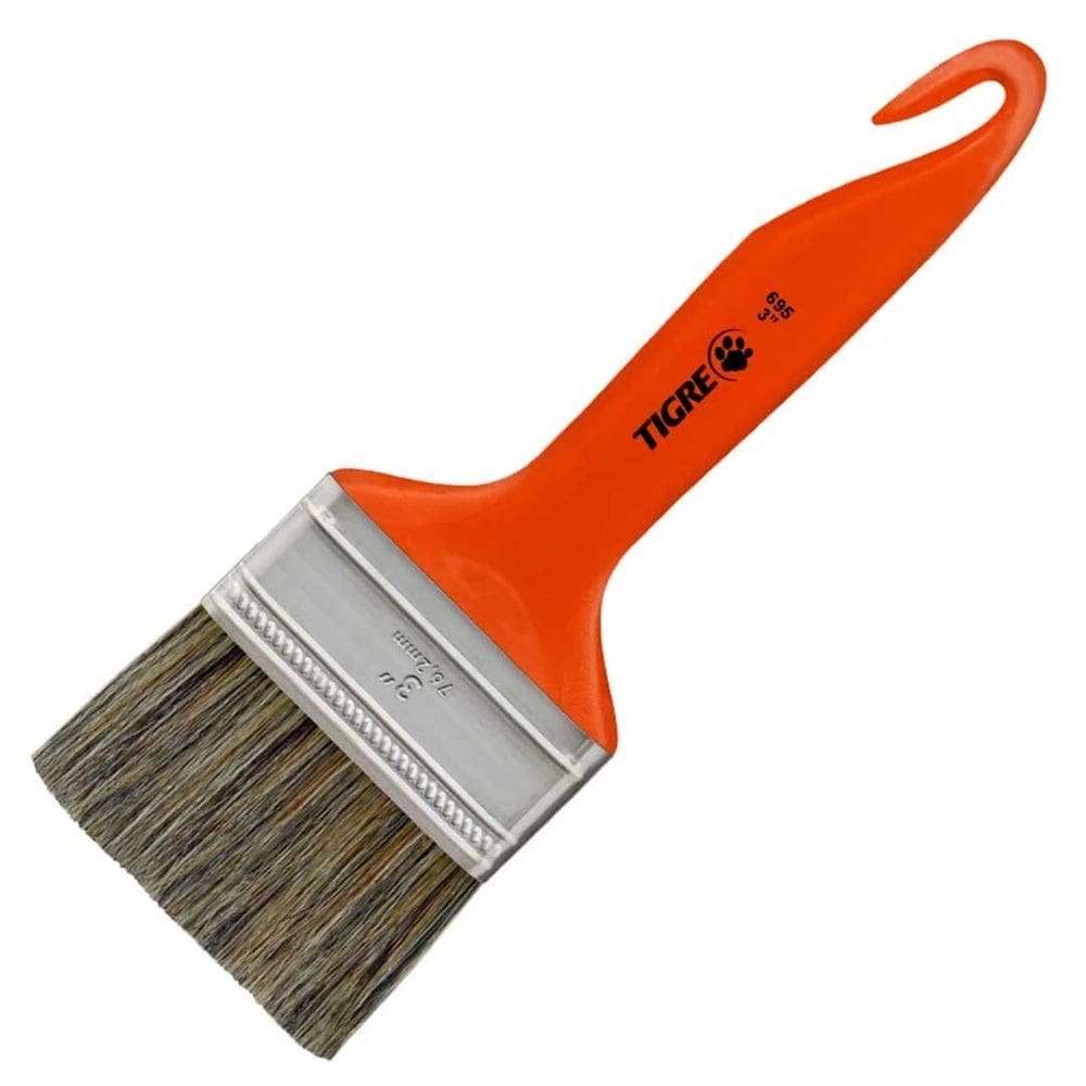 Pincel Trincha Para pintura Econômica Cerdas Gris 3\" Tigre