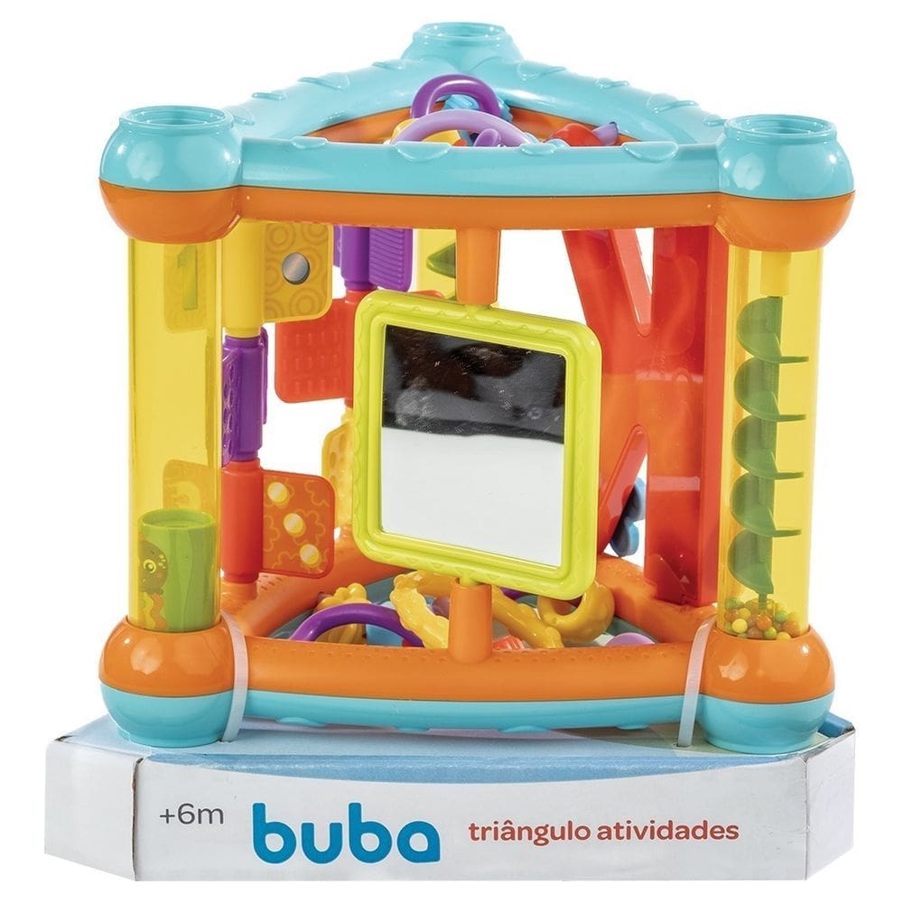 Brinquedo Triangulo Atividades Educativo Didático +6m Buba