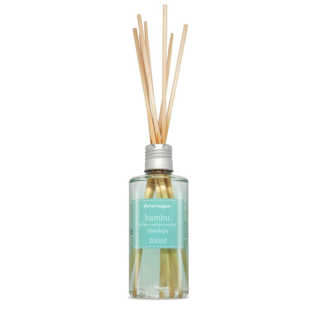 Difusor De Ambiente Varetas Wnf Aromagia - 200 Ml - Bambu