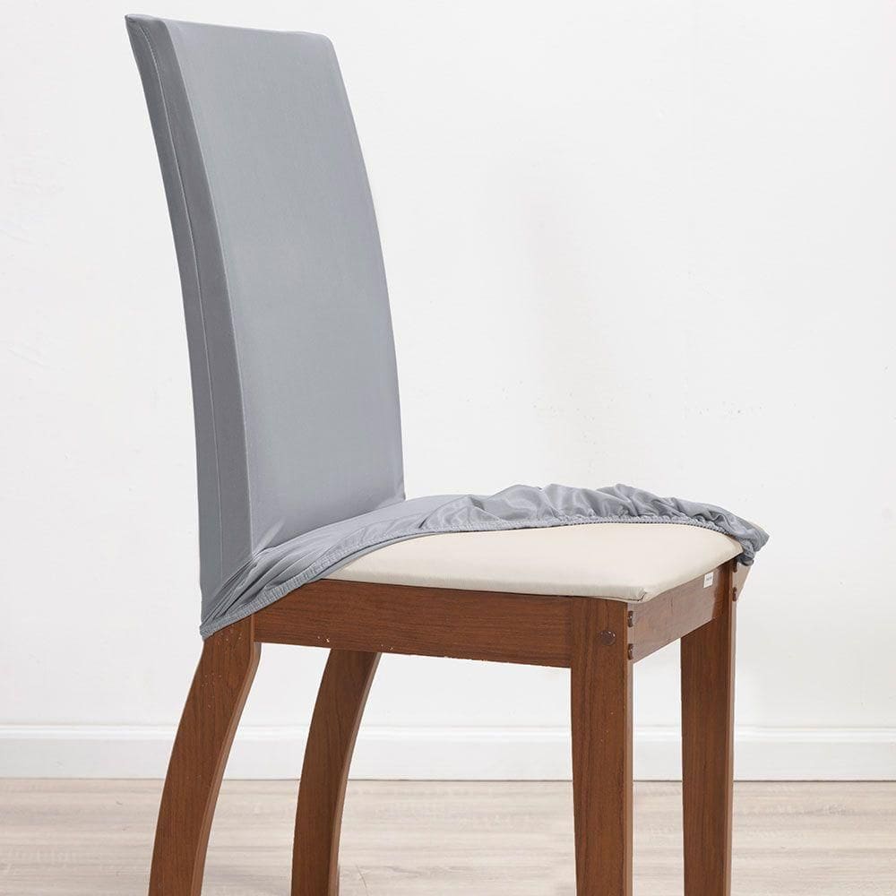 Kit 04 Capas Para Cadeiras 4 Lugares Malha Gel 100% Poliéster Cinza