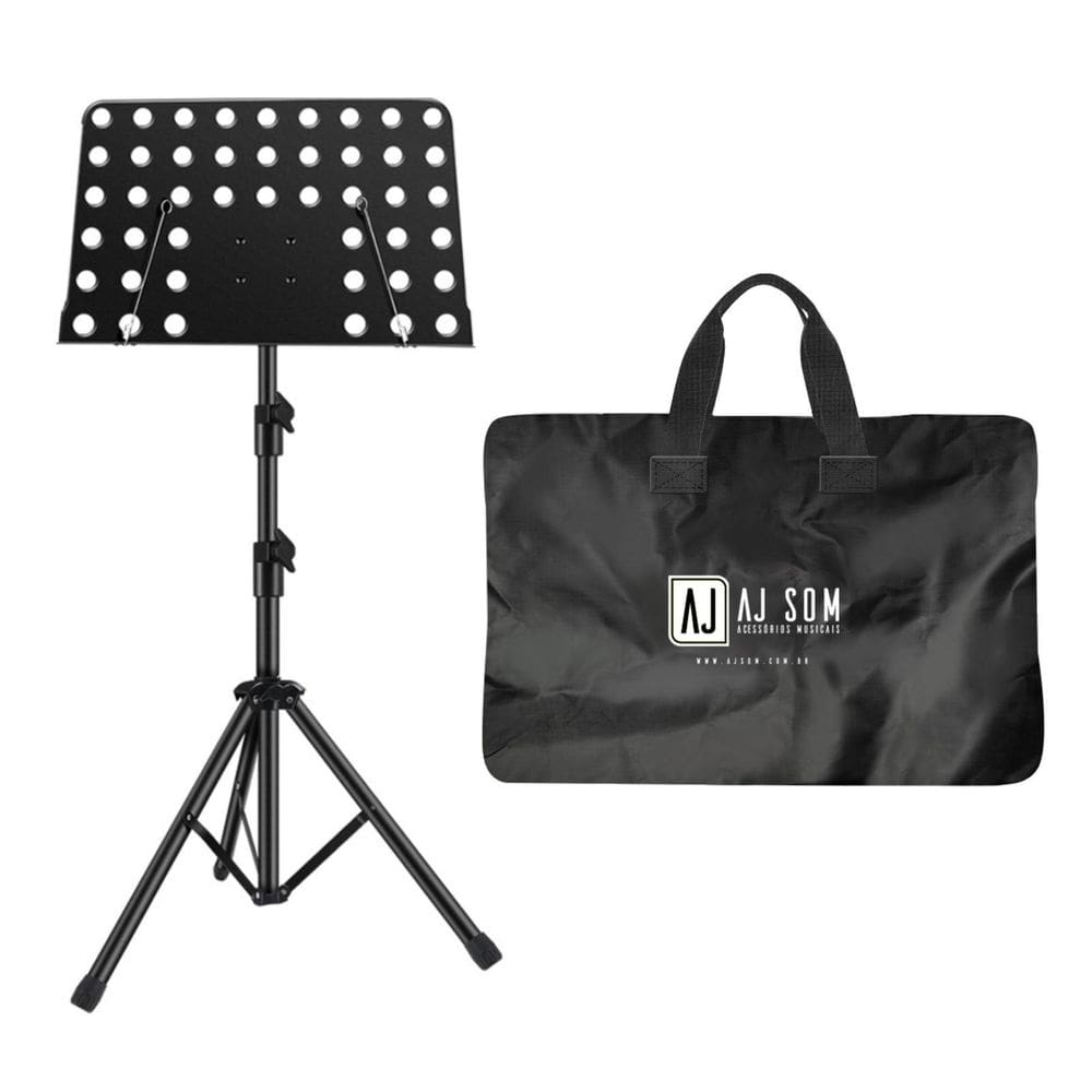 Suporte Estante Partitura Metal Maestro Reforçada 41X27 Cm