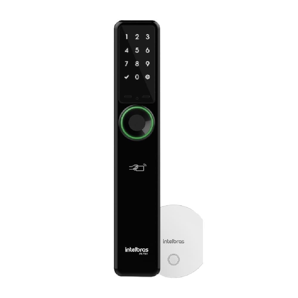 Fechadura Eletronica Intelbras IFR 7001+ Smart de Embutir Sem Maçaneta