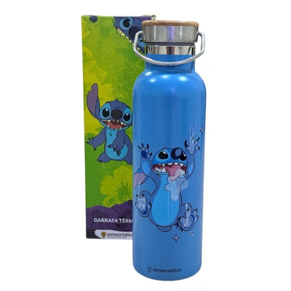 Garrafa Térmica Stitch 600Ml - Zona Criativa