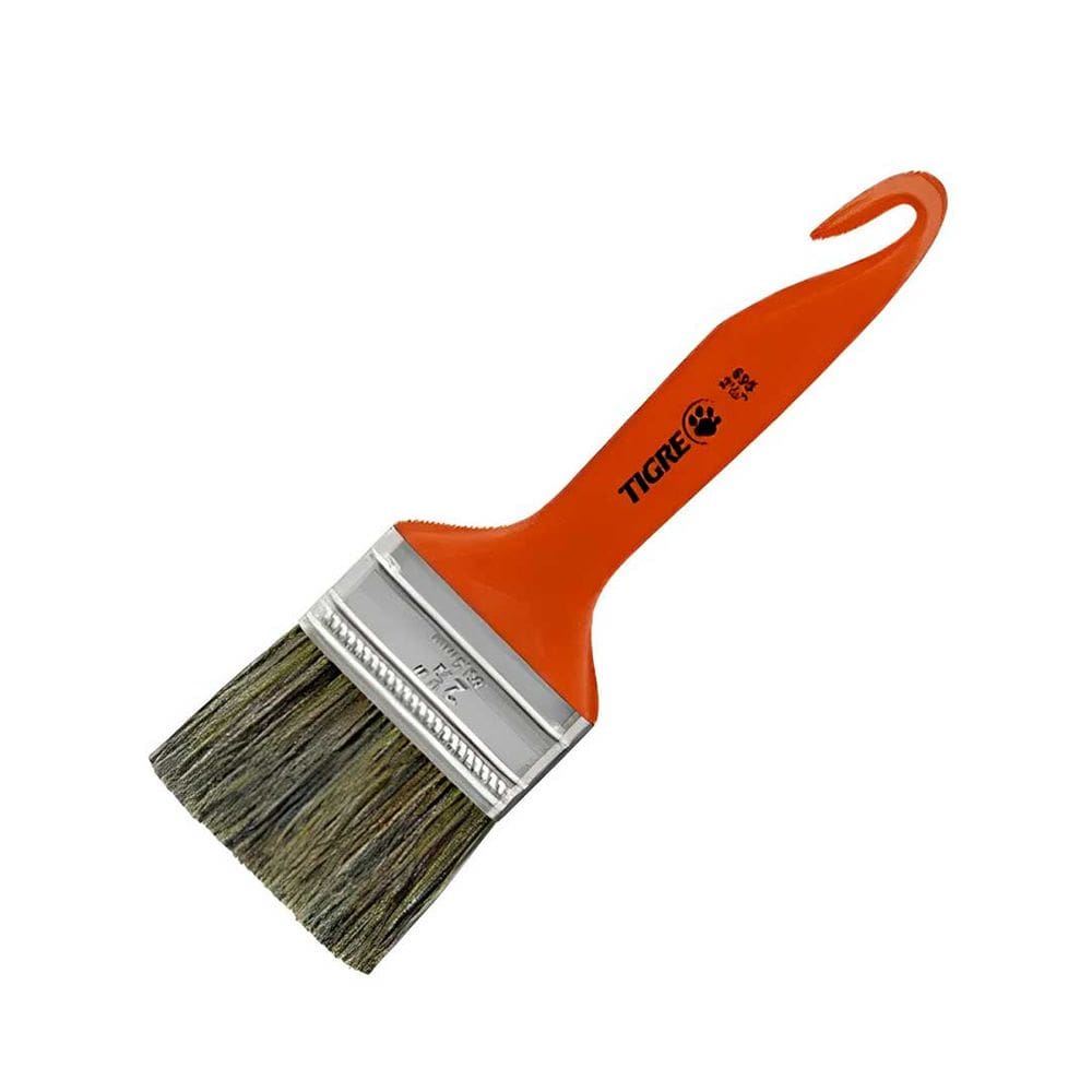 Pincel Trincha P/ Pintura Econômica Cerdas Gris 2.1/2\" Tigre