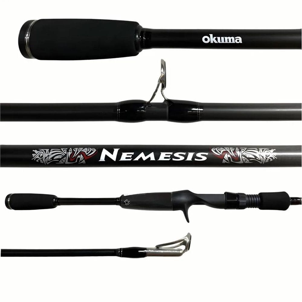Vara Pesca Carretilha Okuma Nemesis Carbono 6`0\" 1,83m 6-12 Lbs Inteiriça
