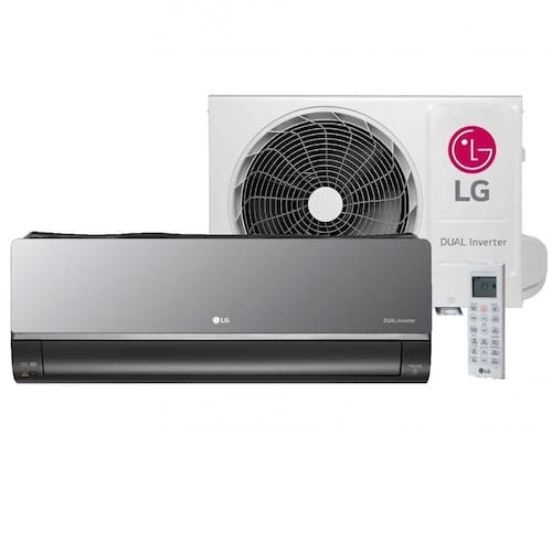 imagem-Ar Condicionado LG Dual Inverter Voice ARTCOOL UV Nano +IA 18000 BTUs Quente e Frio 220V S3-W18KLR7A