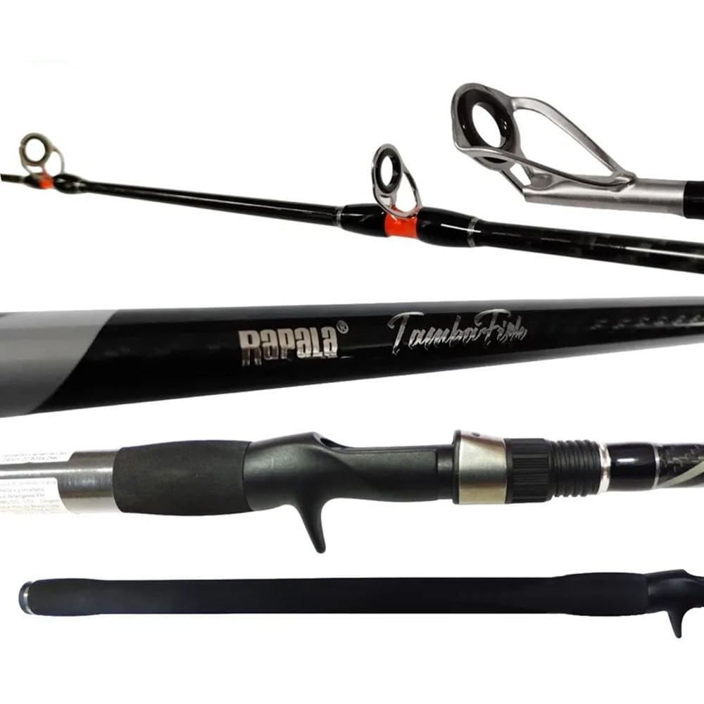 Vara Carretilha Pesca Pesada Rapala TambaFish 2,10m 20-50 Lbs 2 Partes