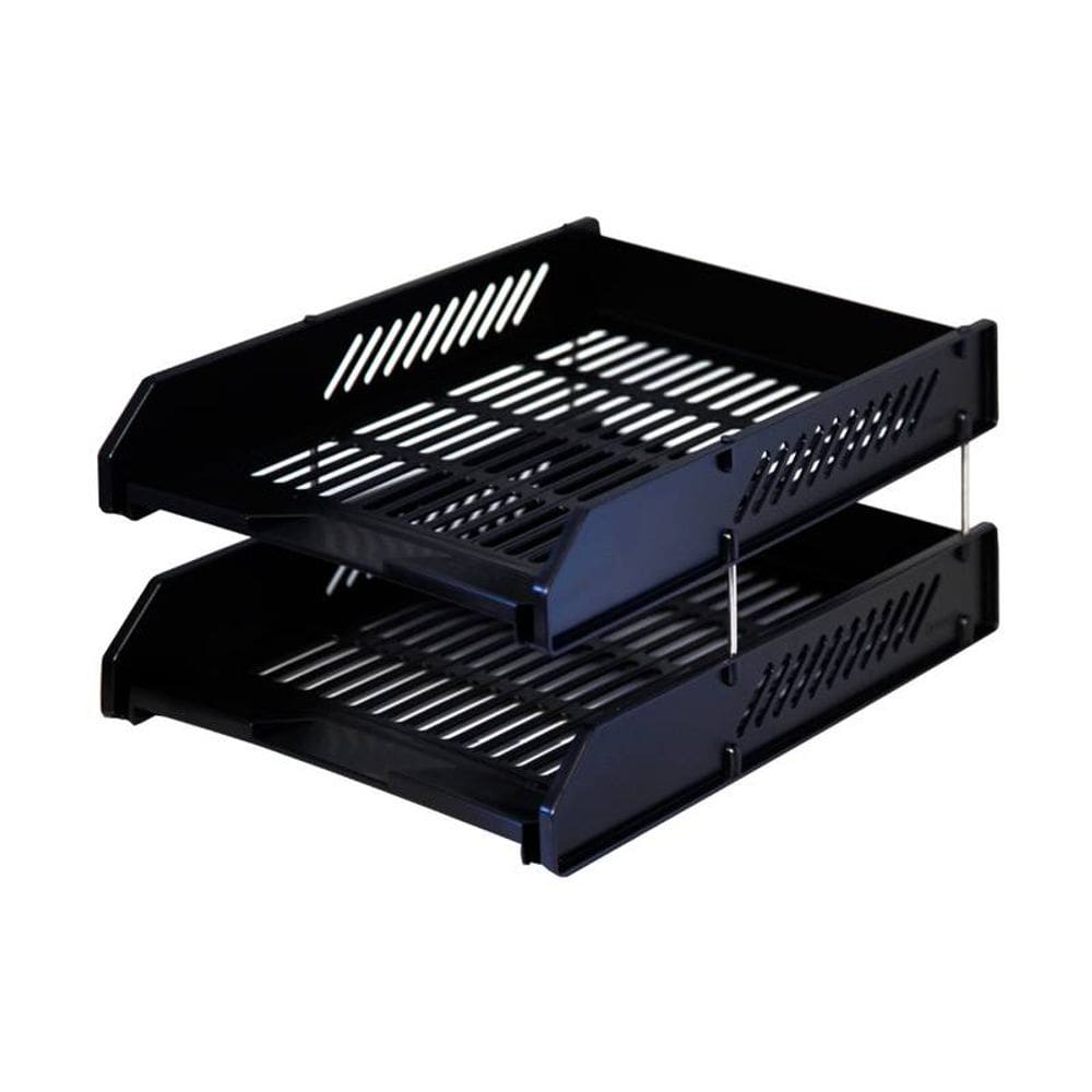 Porta-correspondência 2 Andares - Opaca Preto Lc6311 Pt