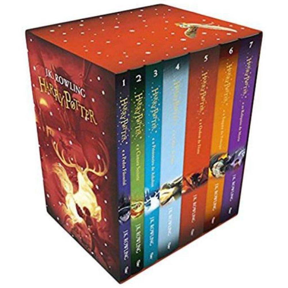 Box 7 Livros Caixa Harry Potter Edição Premium