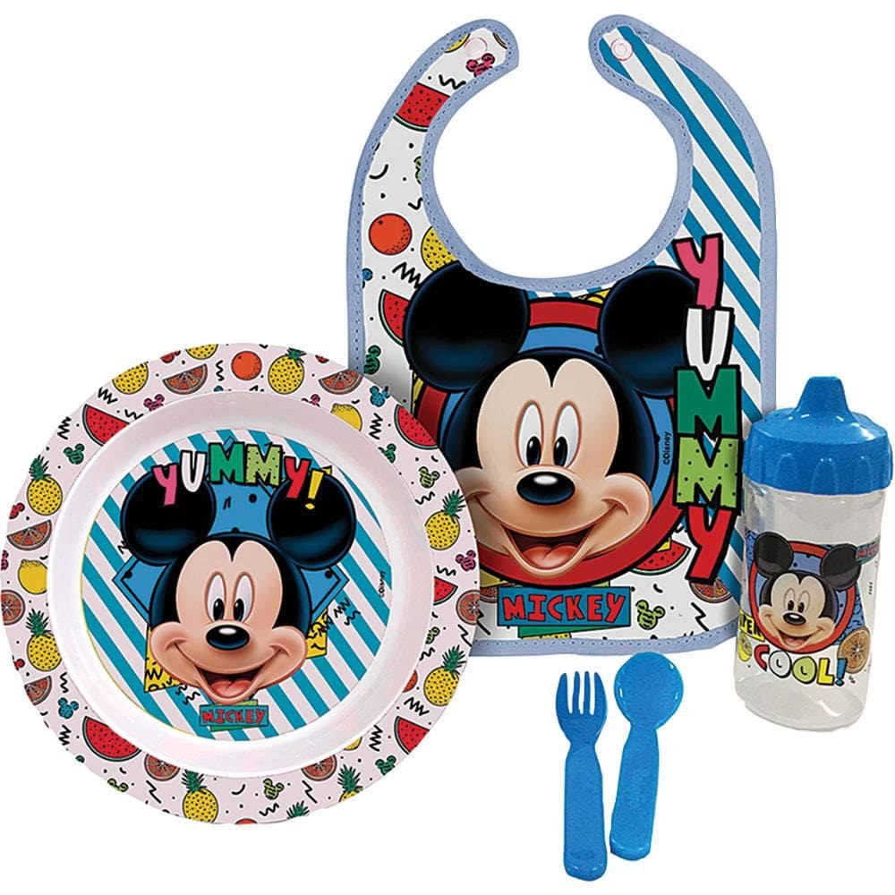 Kit a Hora da Papinha Mickey Baby Go 1287
