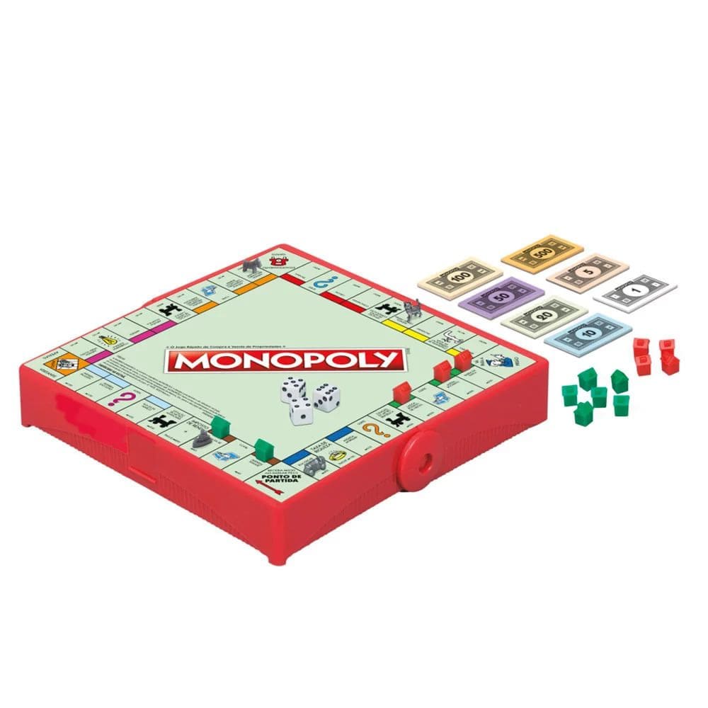 Jogo Monopoly Grab And Go Hasbro F8256