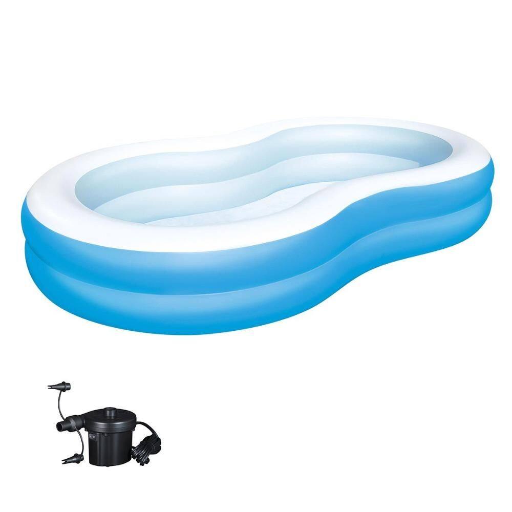 Piscina Inflavel 544L Big Lagoon Bomba de Ar Eletrica 110 ou 220v
