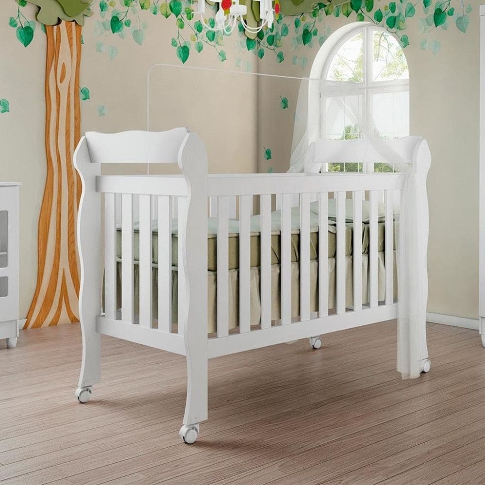 Berço Mini Cama Lila Carolina Baby
