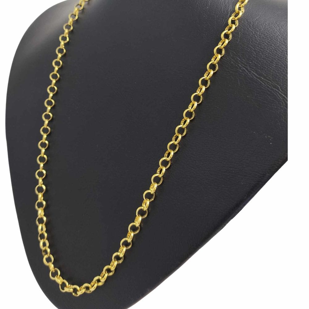 Corrente Cordão Banhado Ouro 18k Elo Português 5MM - 60CM