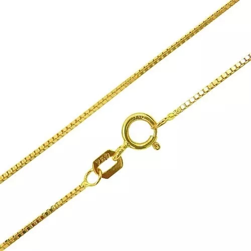 Corrente Cordão Banhado Ouro 18k Veneziana 1MM - 60CM