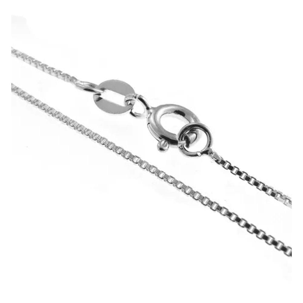 Corrente Cordão Prata 925 Maciça Veneziana 1.2MM - 50CM