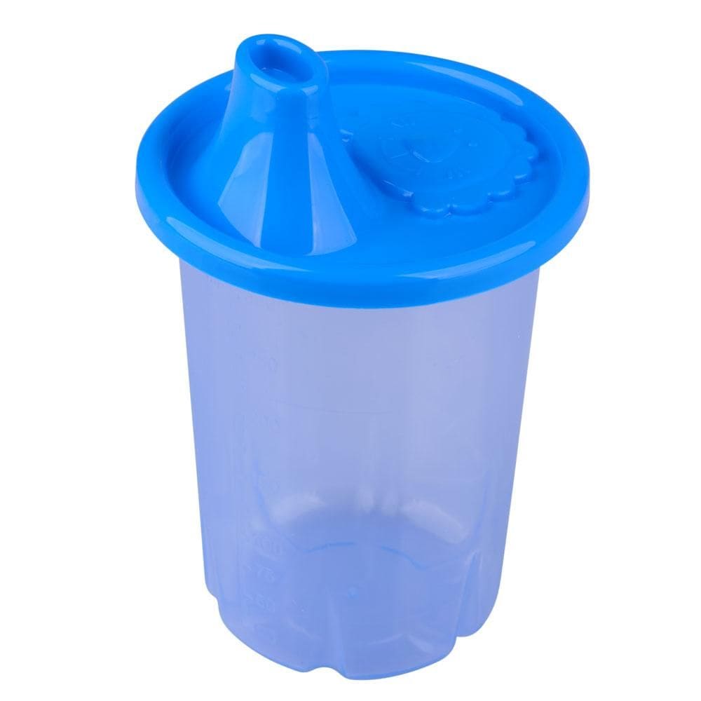 Copo Infantil Grande Azul com Bico 300ml LP House