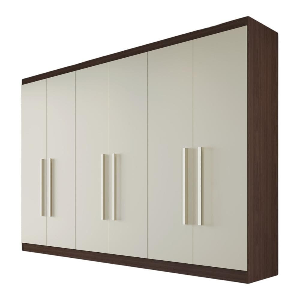 Guarda Roupa Oslo 6 Portas 6 Gavetas MDF - MadeMarcs