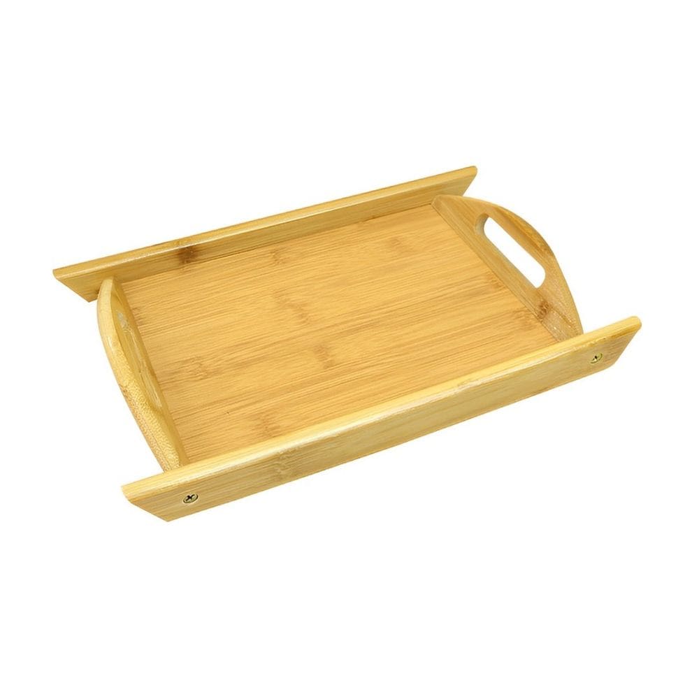 Bandeja de Café da manhã na Cama Bambu e MDF Com Alça