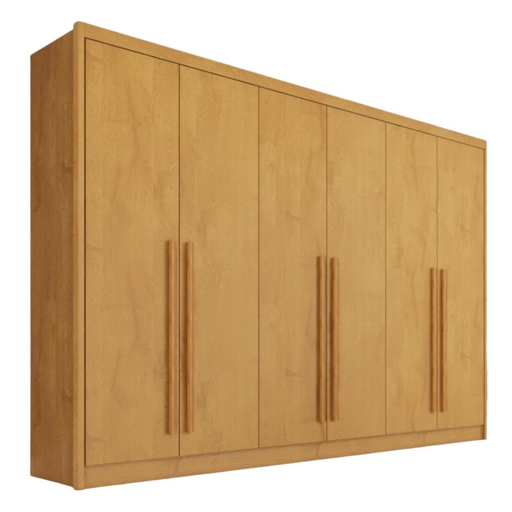 Guarda Roupa Valência 6 Postas 6 Gavetas MDF - MadeMarcs