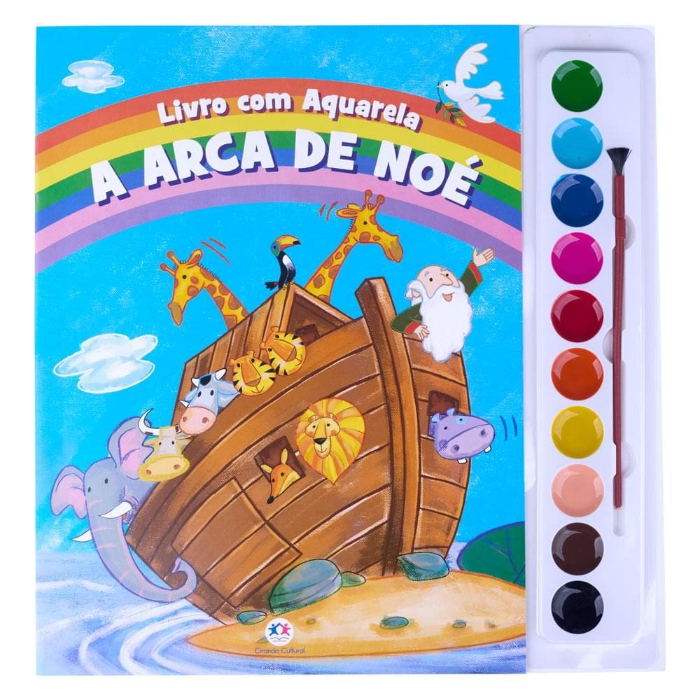 Livro Aquarela Arca de Noé Ciranda Cultural